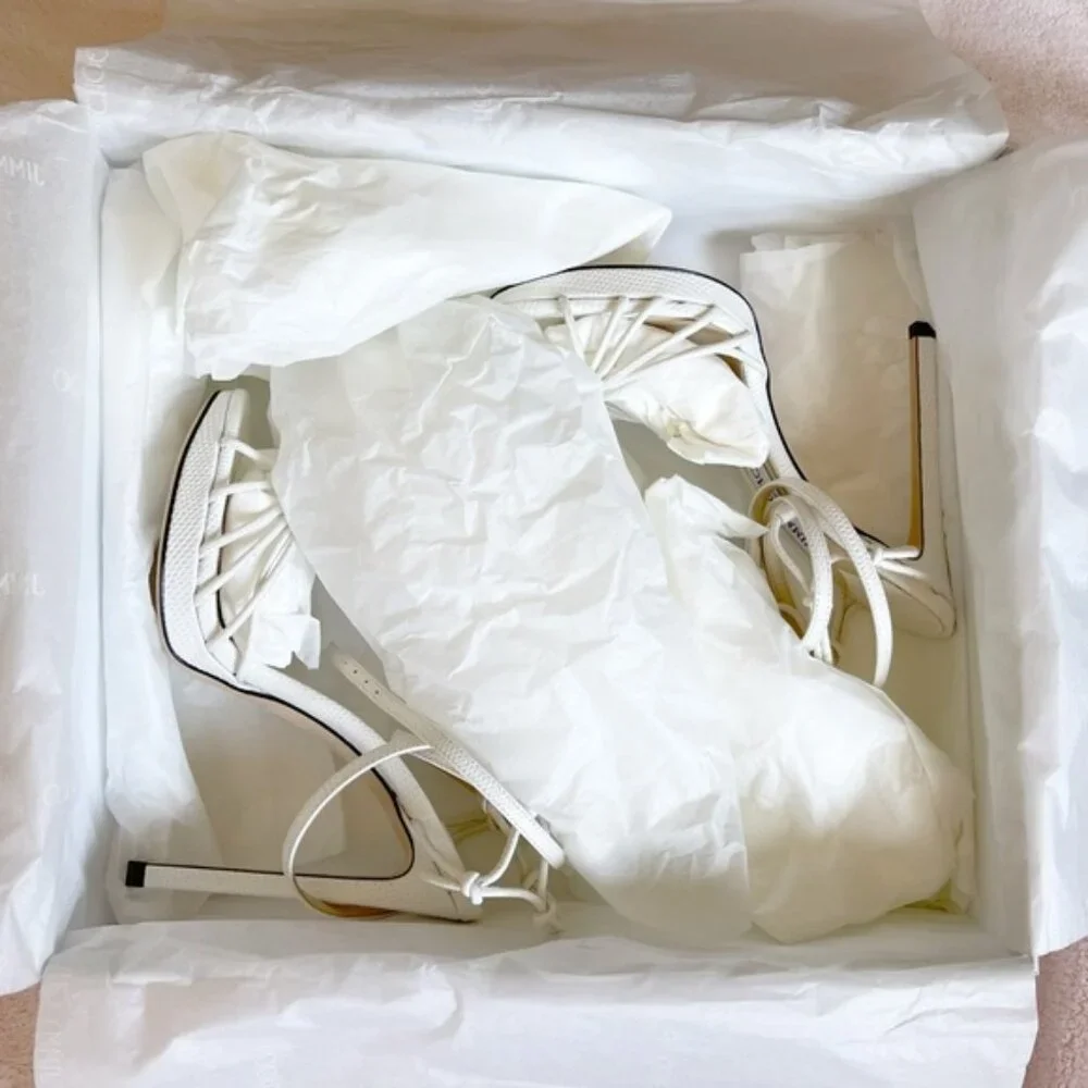 Jimmy Choo Lovella Wraparound Platform Sandals - Picture 3 of 15